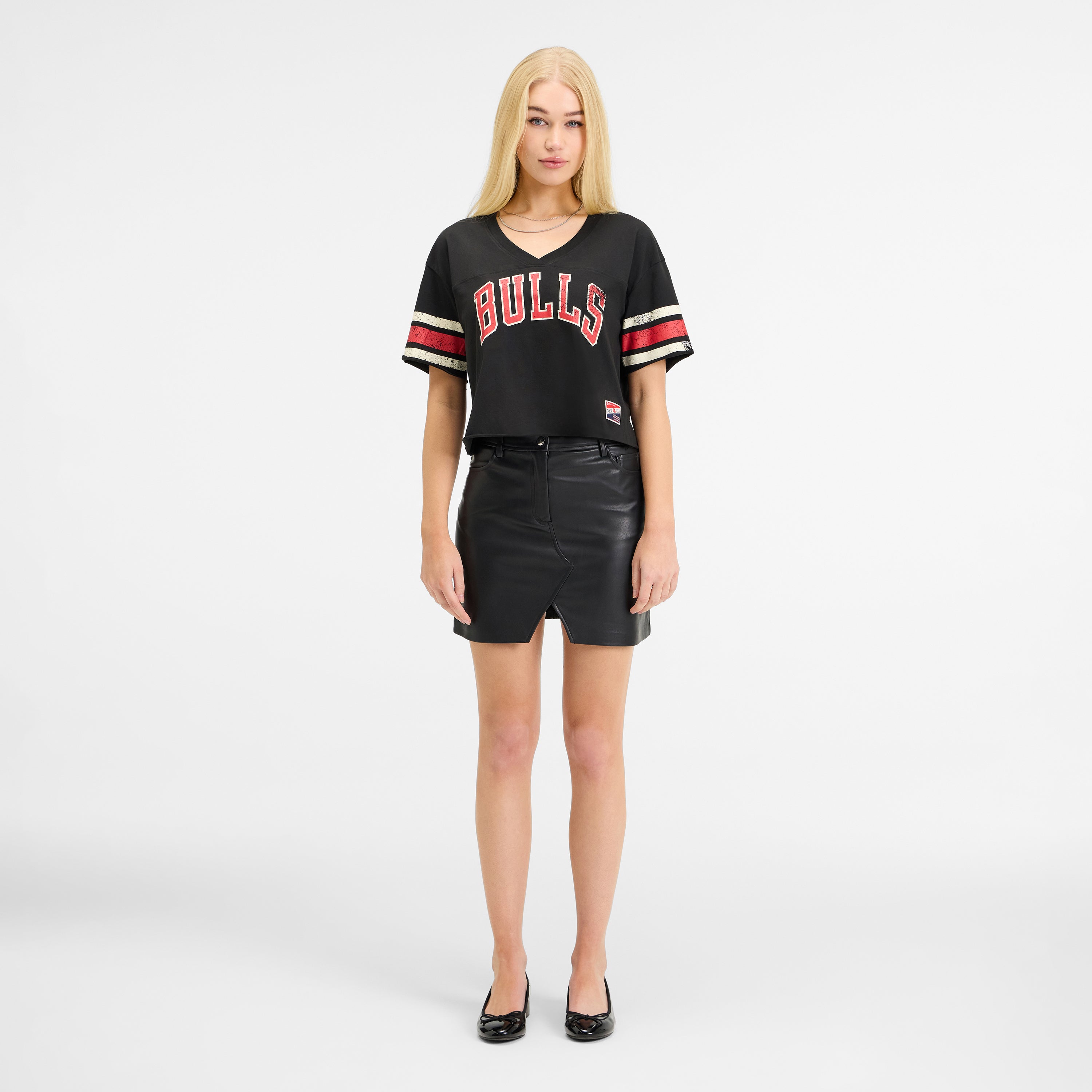 Detroit Tigers Throwback Cropped Women's T-Shirt