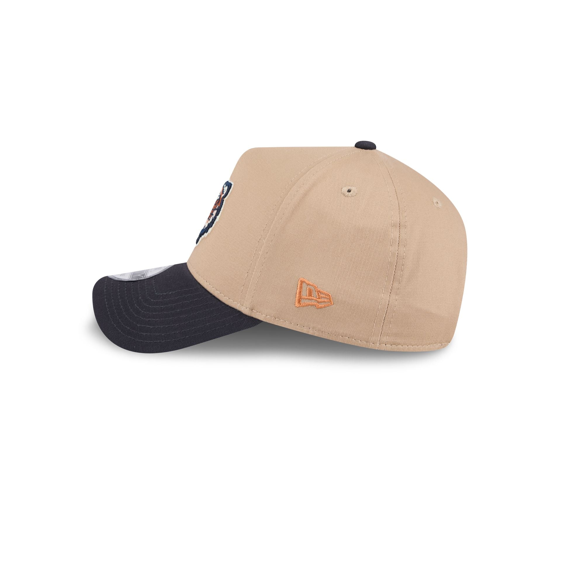 Detroit Tigers Beige Khaki 9FORTY A-Frame Snapback Hat