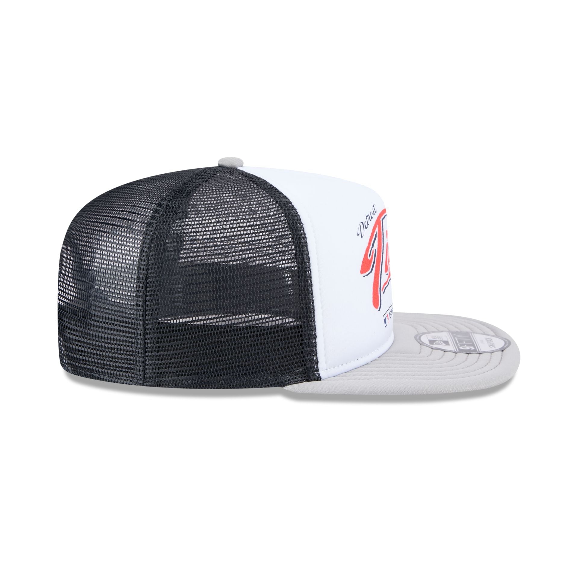 Detroit Tigers Retro Script 9FIFTY A-Frame Trucker Hat