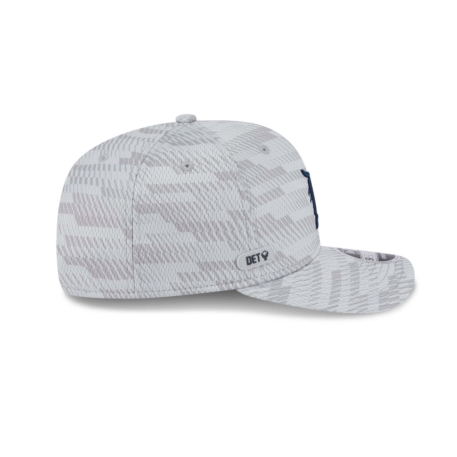 Detroit Tigers 2025 Clubhouse Gray 9SEVENTY Stretch-Snap Hat
