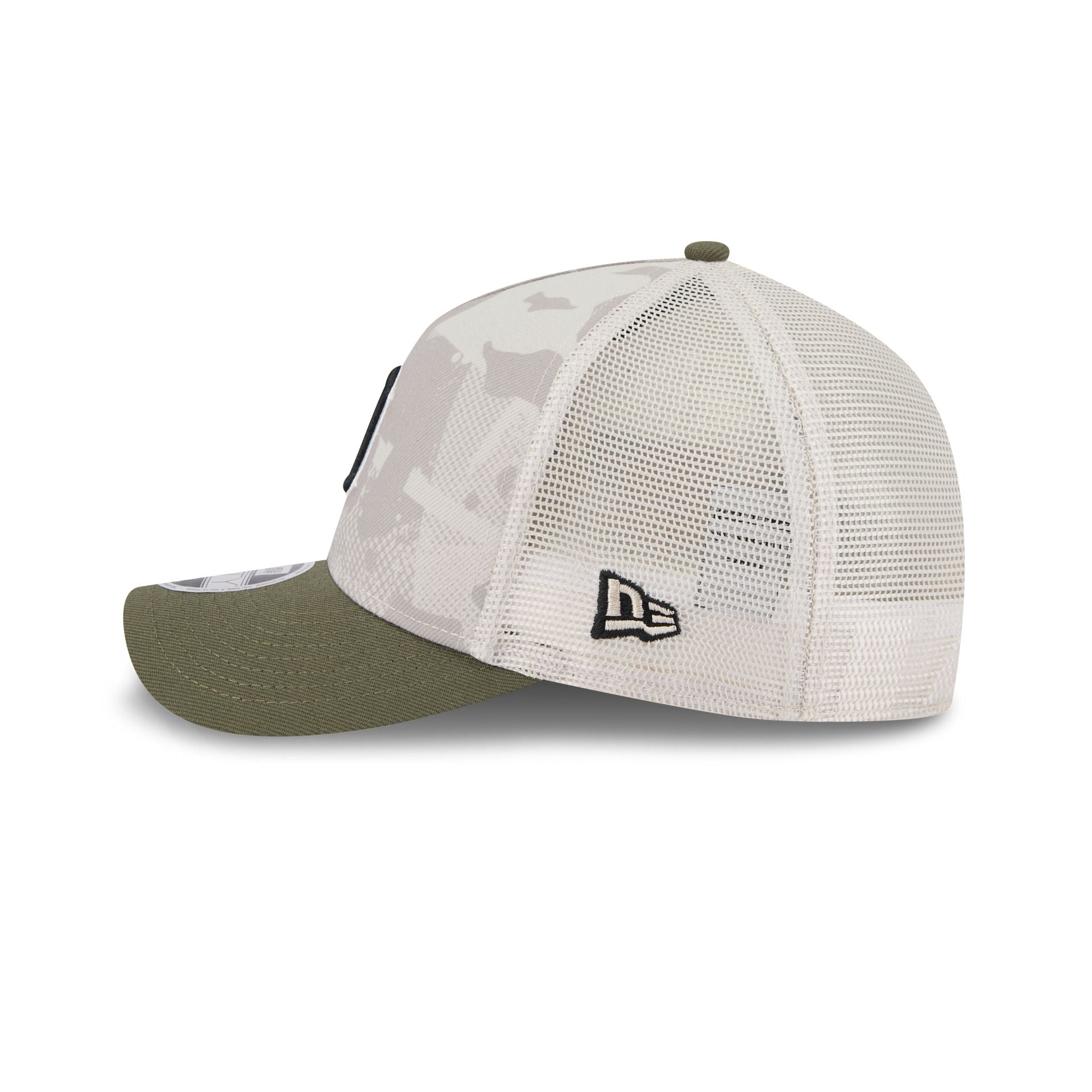Detroit Tigers Armed Forces Day 2025 9FORTY M-Crown A-Frame Trucker Hat