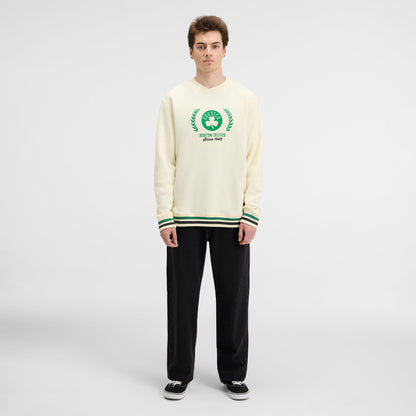 Detroit Tigers Throwback Chrome White Crewneck