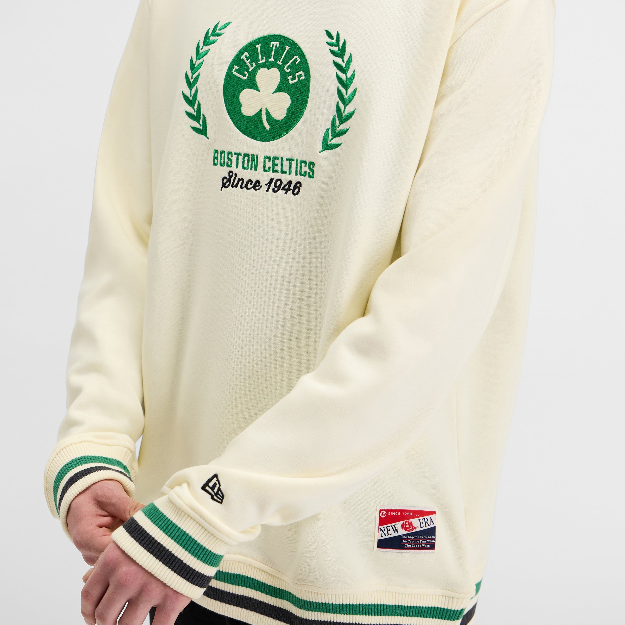Detroit Tigers Throwback Chrome White Crewneck