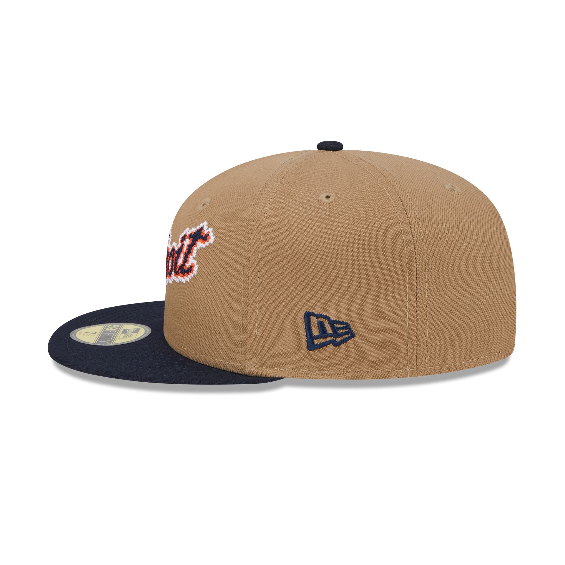 Detroit Tigers Classic 8-Bit Wordmark 59FIFTY Fitted Hat