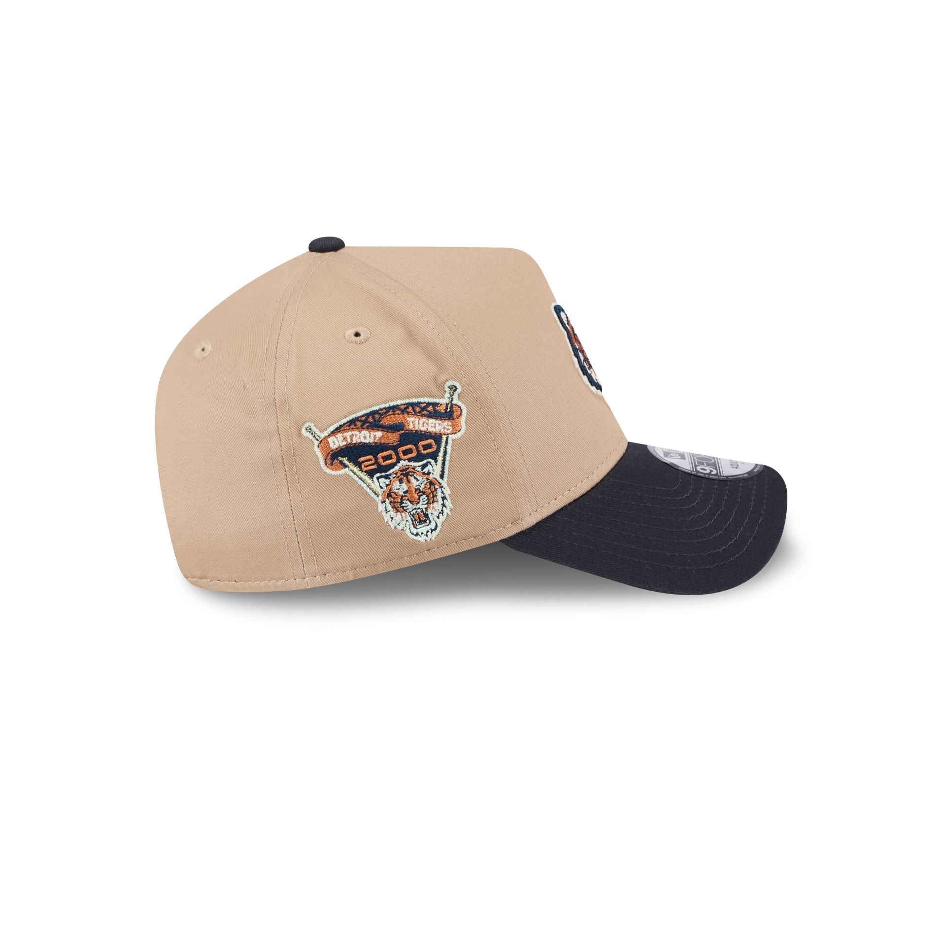 Detroit Tigers Beige Khaki 9FORTY A-Frame Snapback Hat