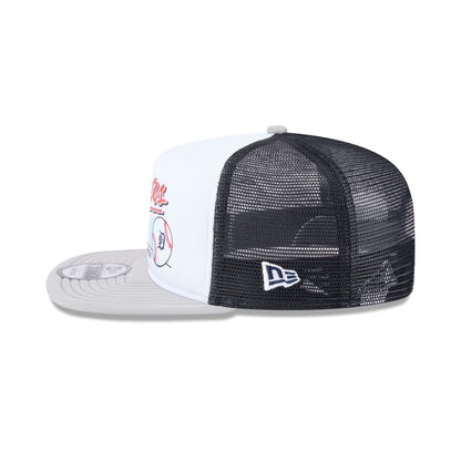 Detroit Tigers Retro Script 9FIFTY A-Frame Trucker Hat