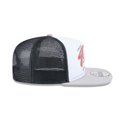 Detroit Tigers Retro Script 9FIFTY A-Frame Trucker Hat