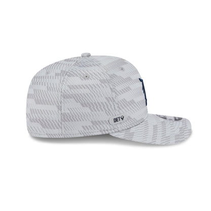 Detroit Tigers 2025 Clubhouse Gray 9SEVENTY Stretch-Snap Hat