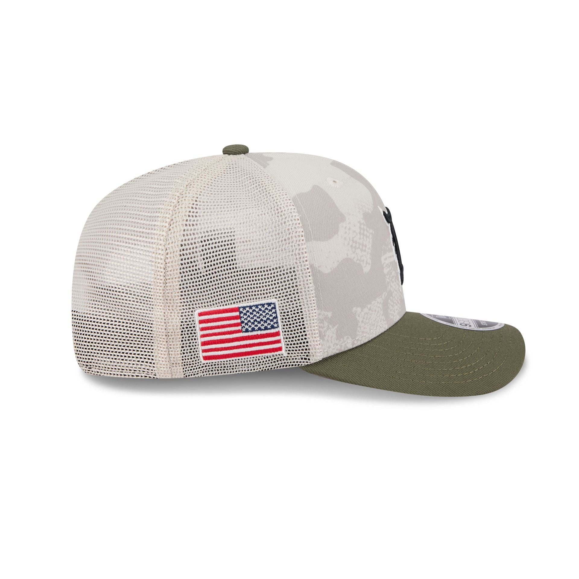 Detroit Tigers Armed Forces Day 2025 9SEVENTY Trucker Hat