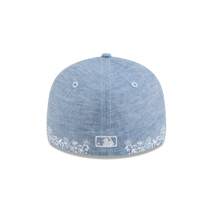 Detroit Tigers Hand Stitched Chambray Low Profile 59FIFTY Fitted Hat