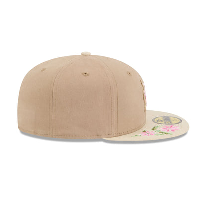 Detroit Tigers Hand Stitched Floral 59FIFTY Fitted Hat