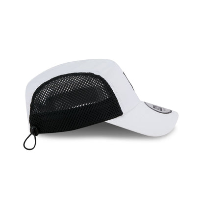 Detroit Tigers White Poly Runner Adjustable Hat