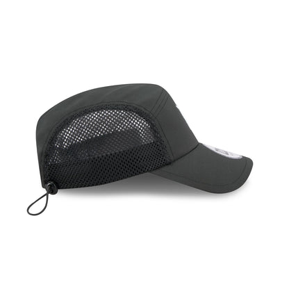 Detroit Tigers Black Poly Runner Adjustable Hat