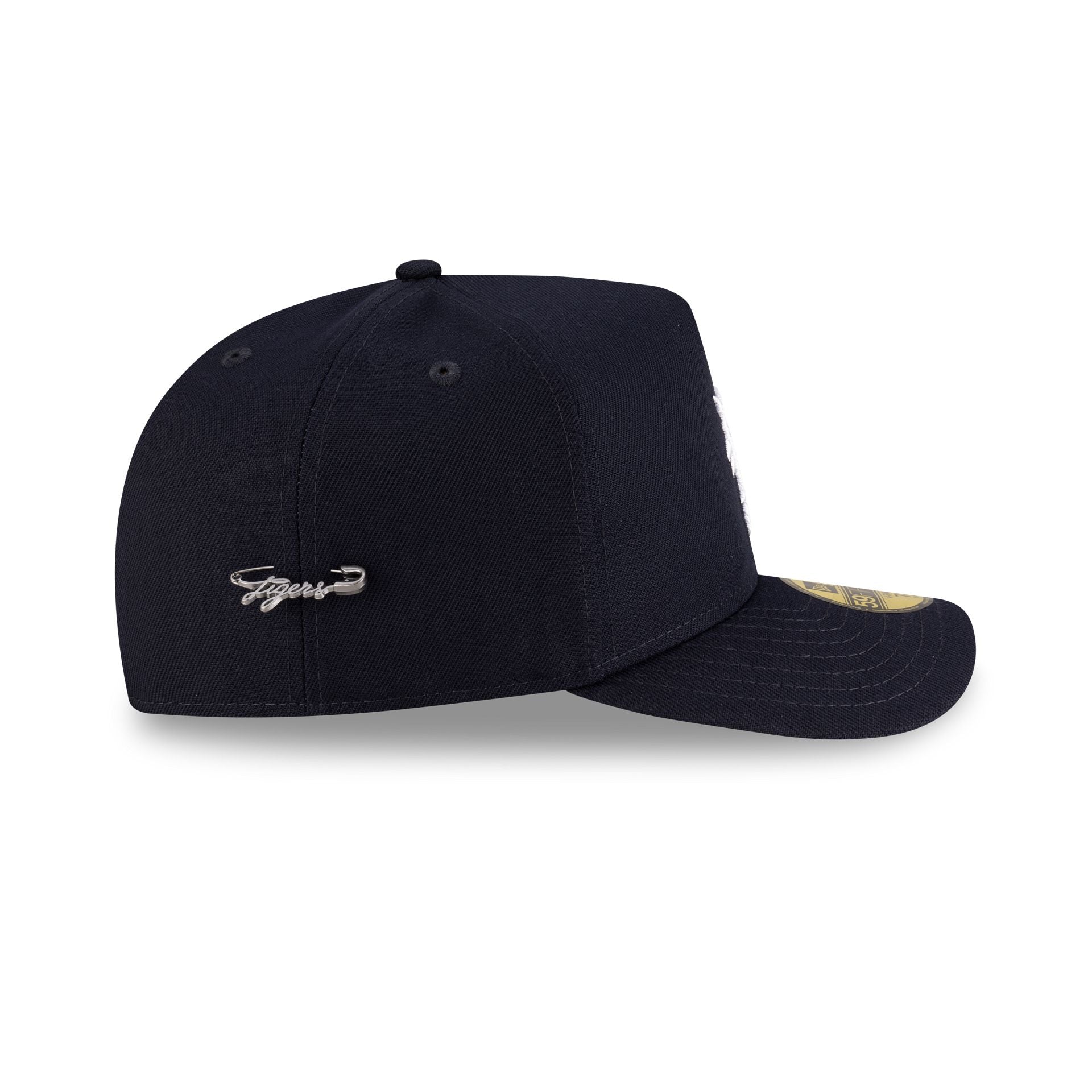 Detroit Tigers Script Safety Pin 59FIFTY A-Frame Fitted Hat