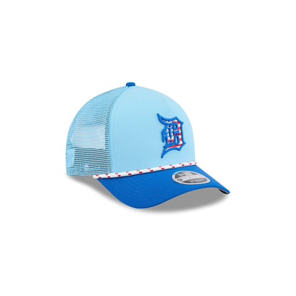 Detroit Tigers Independence Day 2025 Kids 9FORTY M-Crown A-Frame Trucker Hat