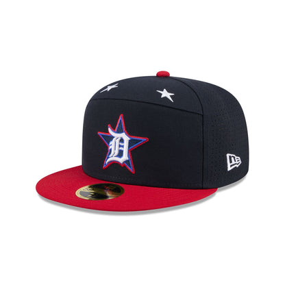 Detroit Tigers 2025 All-Star Game Workout Split Panel 59FIFTY Fitted Hat