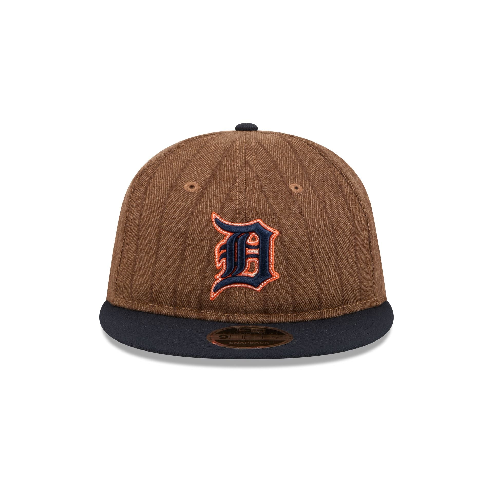Detroit Tigers Three Looms Wool Pinstripe Retro Crown 9FIFTY Adjustable Hat