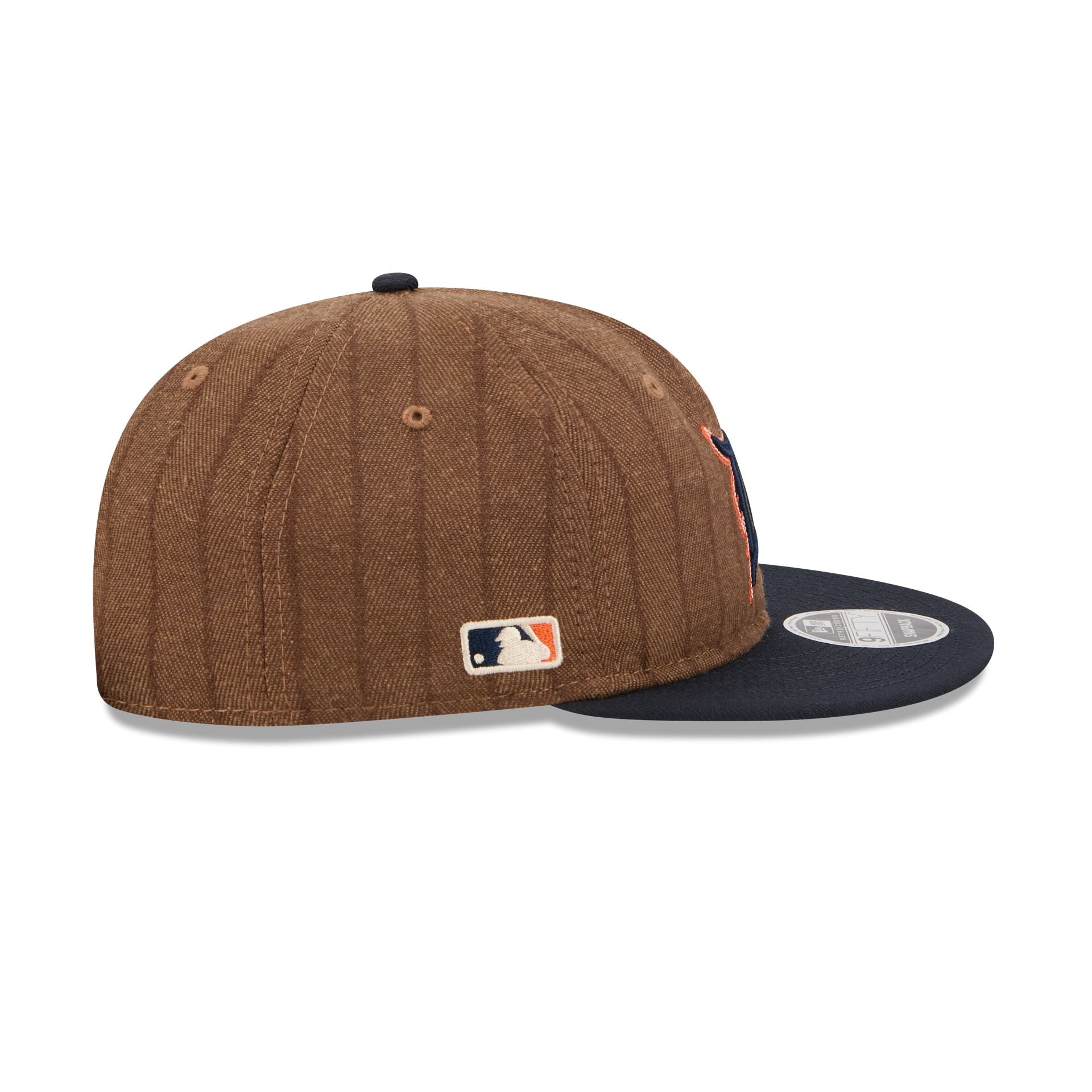 Detroit Tigers Three Looms Wool Pinstripe Retro Crown 9FIFTY Adjustable Hat