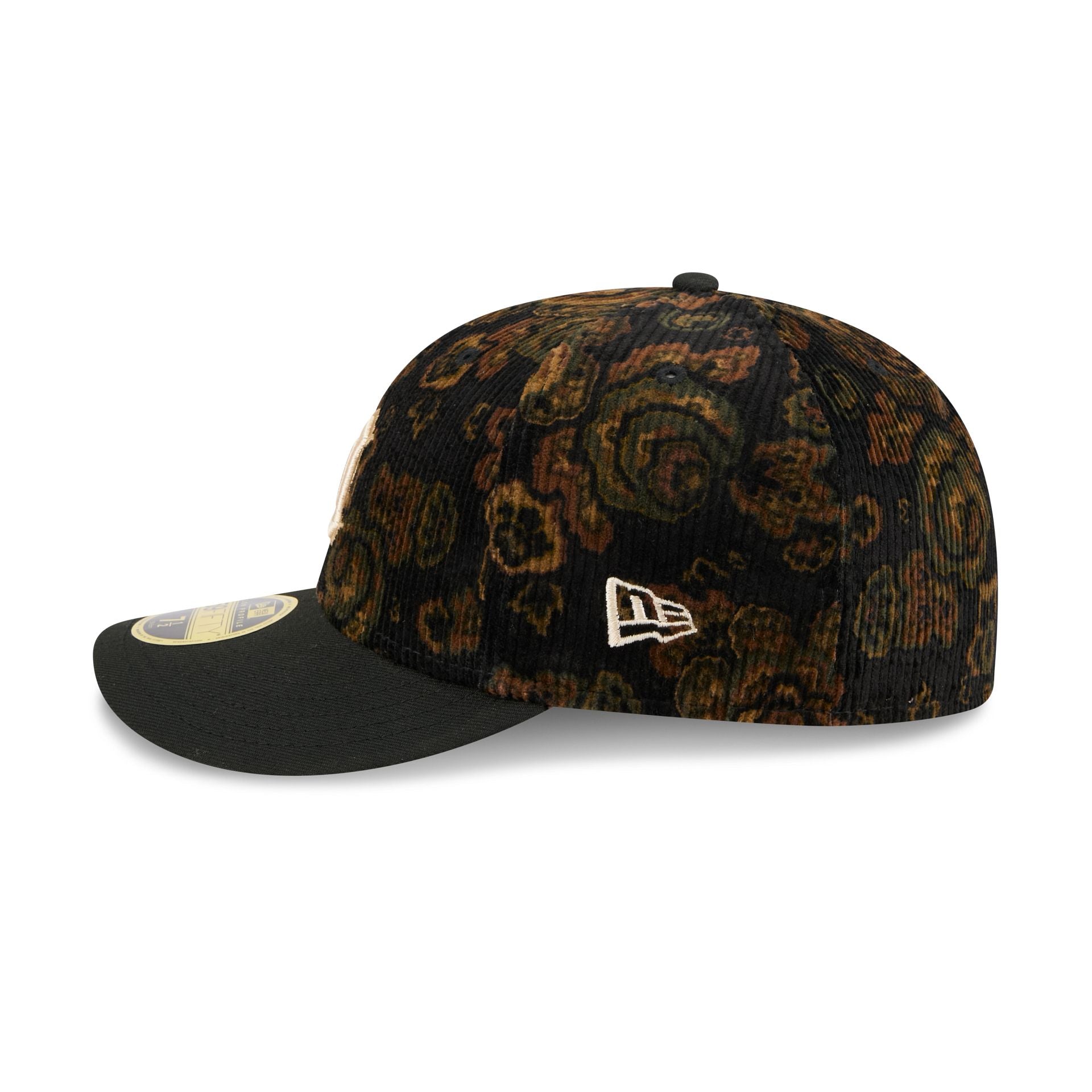 Detroit Tigers Three Looms Floral Cord Low Profile 59FIFTY Fitted Hat