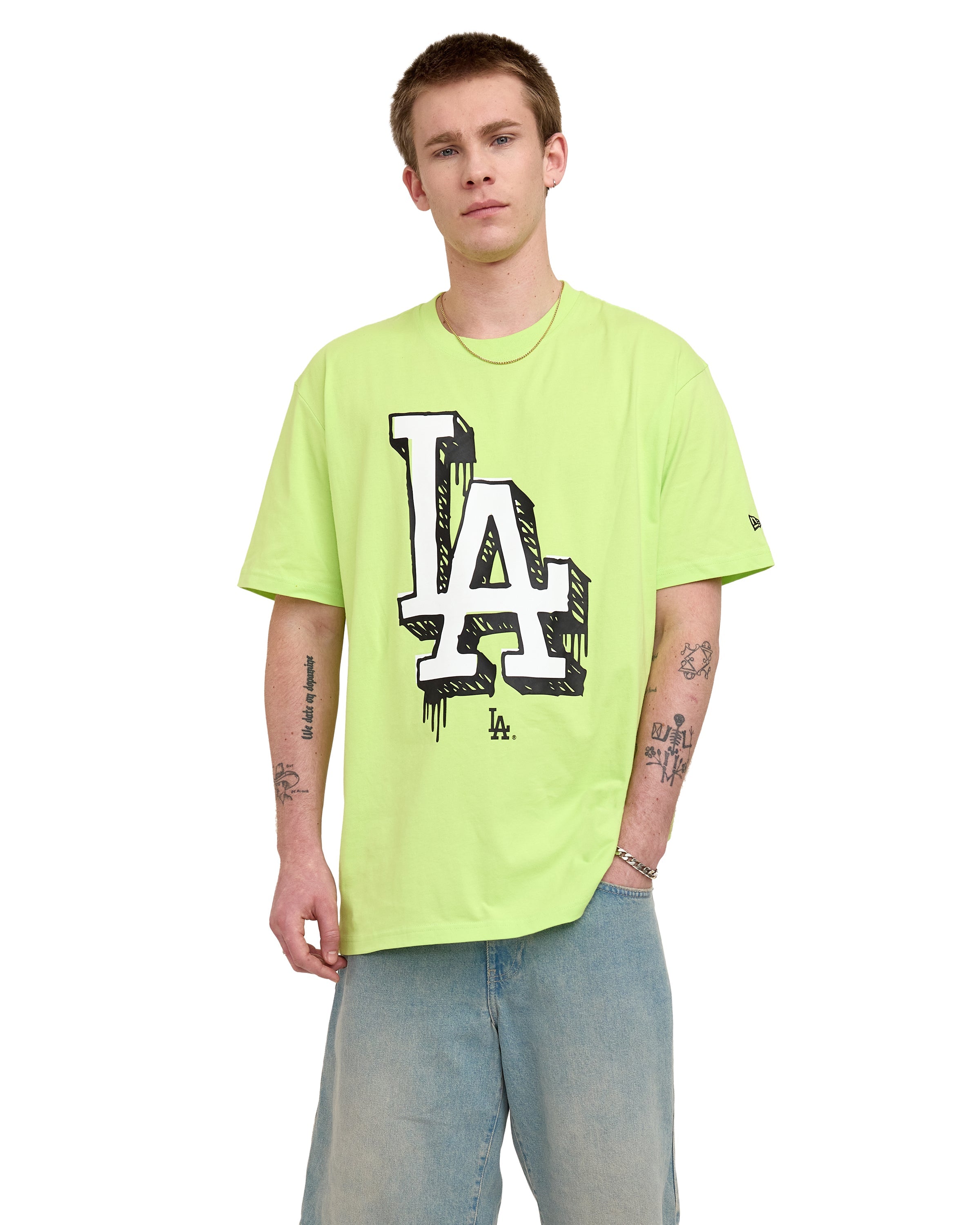 Detroit Tigers Hi Vis Doodle T-Shirt